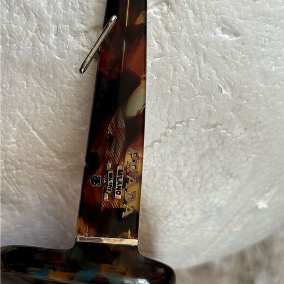 Prada PR 17PS Sunglasses oversize gradient dress glasses round accessory eyewear - Picture 9 of 10